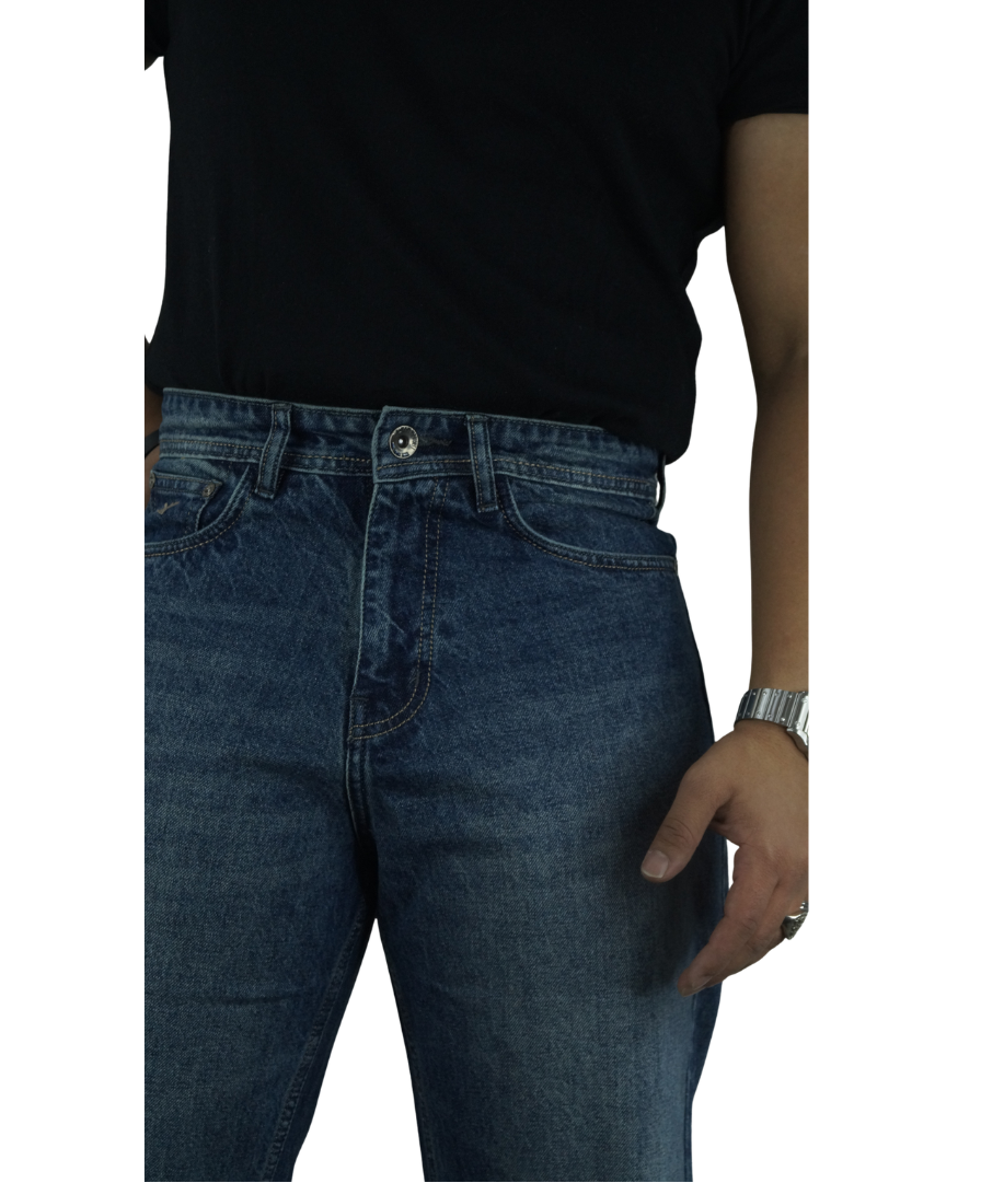 Roman XII Cyclops Heritage jeans - front waist and button detail
